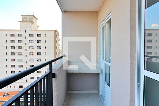 Varanda da Sala de apartamento à venda com 2 quartos, 50m² em Parque das Nações, Santo André