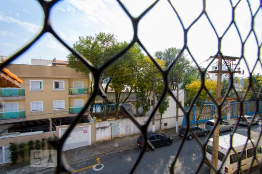 Vista da sala de apartamento à venda com 3 quartos, 94m² em Vila São Pedro, Santo André