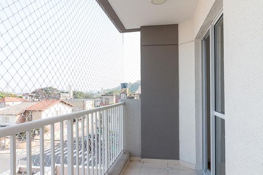 Varanda de apartamento à venda com 2 quartos, 55m² em Vila Galvão, Guarulhos