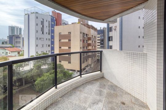 Varanda da Suíte 4 de apartamento à venda com 4 quartos, 392m² em Cabral, Curitiba