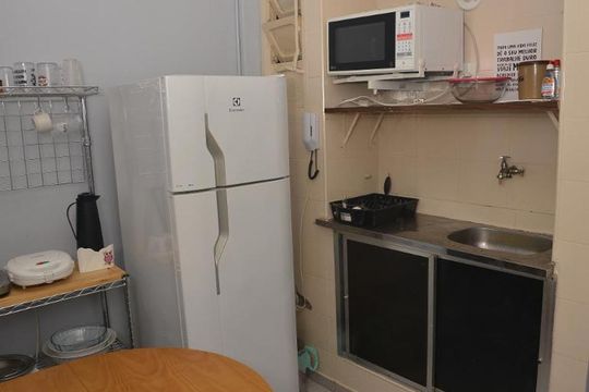 Cozinha de kitnet/studio à venda com 1 quarto, 20m² em Centro, Rio de Janeiro