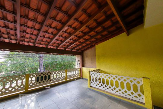Varanda da Sala de casa para alugar com 2 quartos, 120m² em Parque Continental Ii, Guarulhos