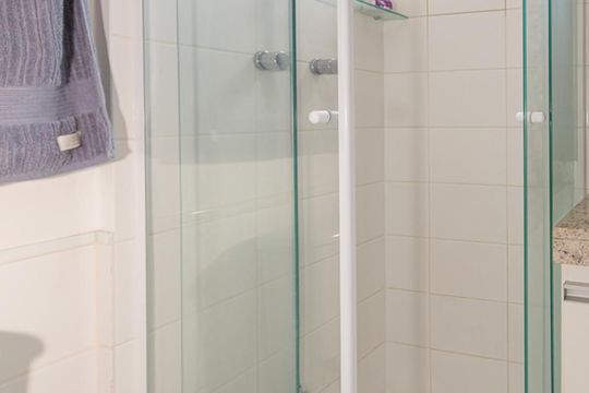 Banheiro da Suíte de apartamento à venda com 3 quartos, 95m² em Várzea de Baixo, São Paulo