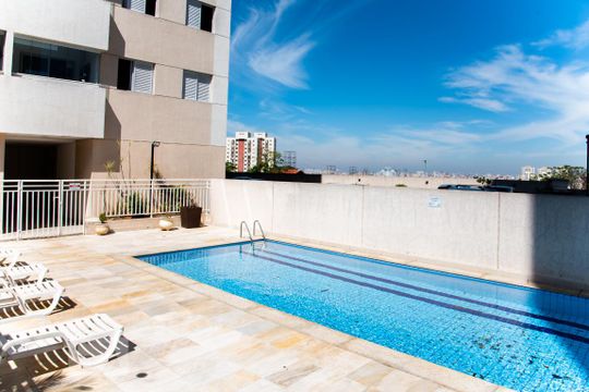 Área comum - Piscina de apartamento à venda com 2 quartos, 56m² em Jardim Colorado, São Paulo