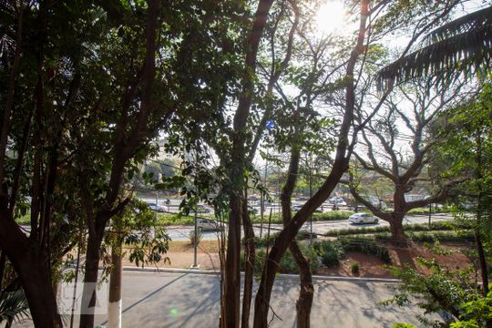 Vista da Sacada de apartamento à venda com 1 quarto, 43m² em Vila Clementino, São Paulo