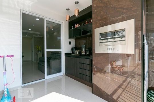 Varanda Gourmet de apartamento à venda com 3 quartos, 70m² em Tatuapé, São Paulo