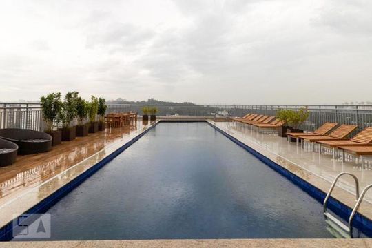 Área comum - Piscina de kitnet/studio para alugar com 1 quarto, 26m² em Butantã, São Paulo