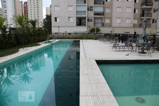 Área comum - Piscina de apartamento para alugar com 3 quartos, 65m² em Jardim Caboré, São Paulo