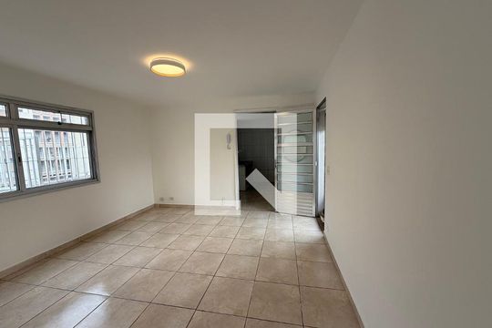 Sala de apartamento para alugar com 2 quartos, 60m² em Cidade Monções, São Paulo