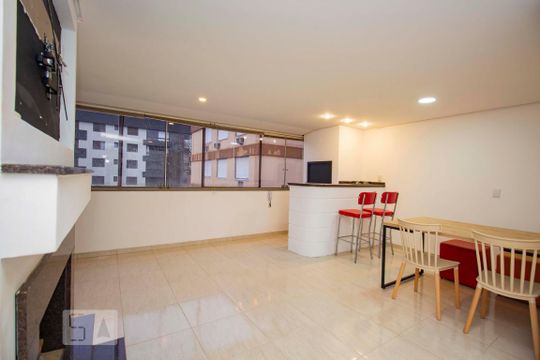  Salão de festas com churrasqueira  de apartamento à venda com 2 quartos, 86m² em Mont Serrat, Porto Alegre