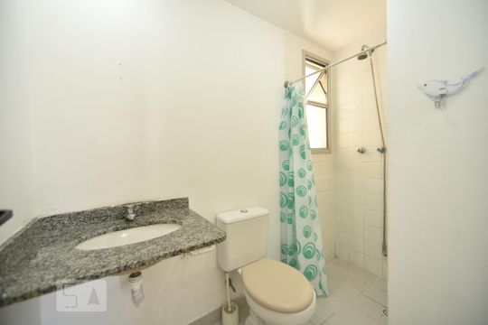 Banheiro da suite de apartamento à venda com 3 quartos, 78m² em Vila Carlos de Campos, São Paulo