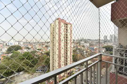 Vista da varanda de apartamento à venda com 3 quartos, 78m² em Vila Carlos de Campos, São Paulo