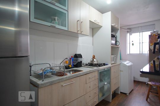 Cozinha de apartamento à venda com 2 quartos, 110m² em Coronel Aparicio Borges, Porto Alegre