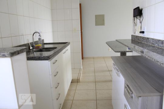 Cozinha de apartamento à venda com 2 quartos, 60m² em Parque Amazônia, Goiânia