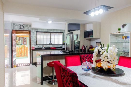 Cozinha de casa à venda com 2 quartos, 240m² em Vila Pires, Santo André