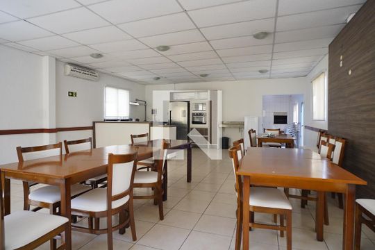 Área comum - Salão de festas de apartamento à venda com 3 quartos, 63m² em Jardim Itu Sabará, Porto Alegre