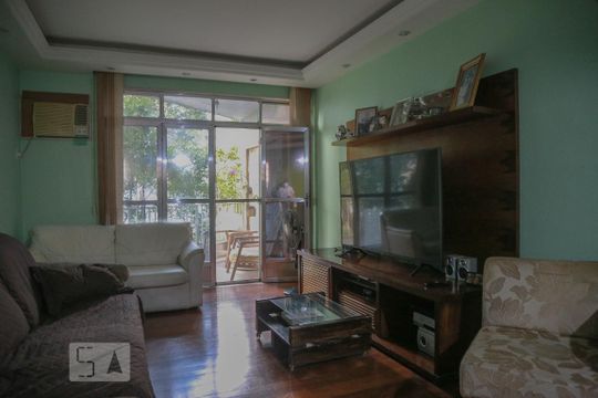 Sala de apartamento à venda com 3 quartos, 115m² em Tijuca, Rio de Janeiro