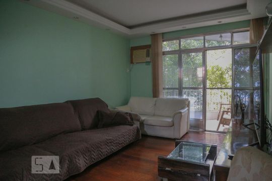 Sala de apartamento à venda com 3 quartos, 115m² em Tijuca, Rio de Janeiro