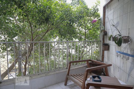 Varanda da Sala de apartamento à venda com 3 quartos, 115m² em Tijuca, Rio de Janeiro