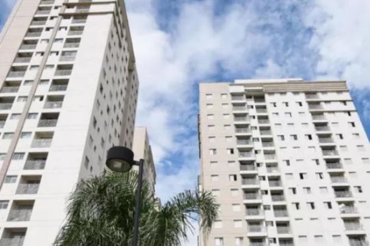 Fachada do Condomínio de apartamento à venda com 2 quartos, 54m² em Ponte Grande, Guarulhos