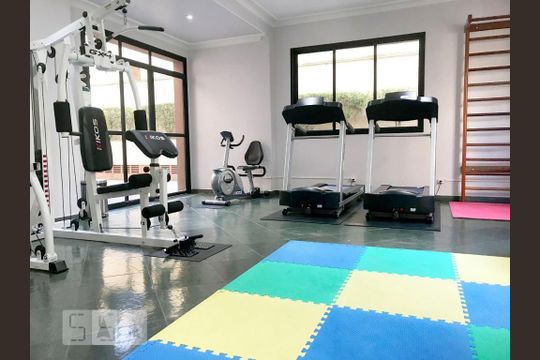 Área comum - Academia de apartamento para alugar com 2 quartos, 66m² em Santo Antônio, São Caetano do Sul