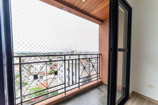 Varanda da Sala de apartamento para alugar com 2 quartos, 66m² em Santo Antônio, São Caetano do Sul