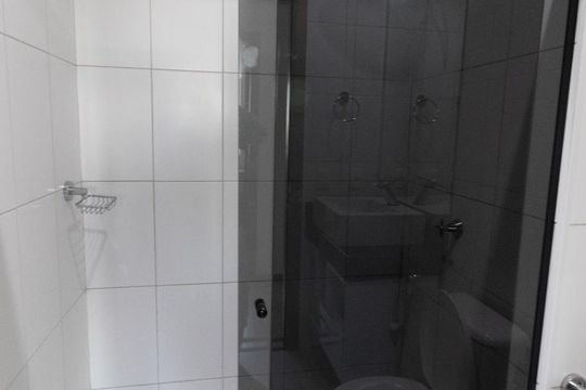 Banheiro Social de apartamento à venda com 2 quartos, 74m² em Aguas Claras , Brasília