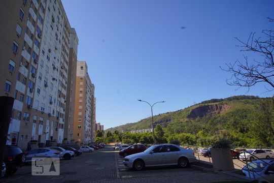 Fachada do bloco de apartamento à venda com 3 quartos, 68m² em Jardim Carvalho, Porto Alegre