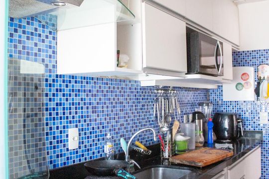 Cozinha de apartamento à venda com 2 quartos, 115m² em Barra da Tijuca, Rio de Janeiro