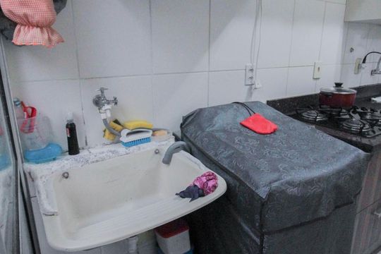 area de serviço de apartamento à venda com 3 quartos, 60m² em Vila Amalia (zona Norte), São Paulo
