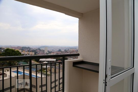 Varanda da Sala de apartamento para alugar com 2 quartos, 47m² em Vila Andrade, São Paulo