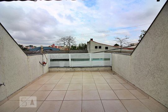 Varanda do Quarto 1 - Suíte de casa à venda com 3 quartos, 112m² em Assunção, São Bernardo do Campo