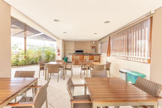 Área comum - Churrasqueira 1 de apartamento para alugar com 2 quartos, 65m² em Vila Anglo Brasileira, São Paulo