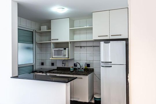 Cozinha de apartamento à venda com 2 quartos, 53m² em Consolação, São Paulo