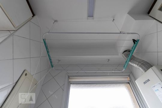 área de serviço de apartamento para alugar com 1 quarto, 36m² em Indianópolis, São Paulo