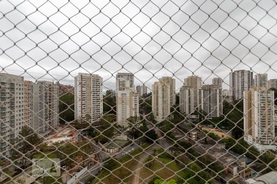 Vista Varanda da Sala de apartamento à venda com 3 quartos, 96m² em Vila Andrade, São Paulo