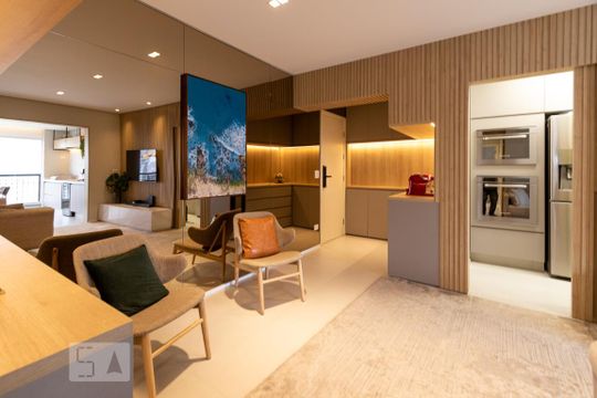 Sala de apartamento à venda com 3 quartos, 96m² em Vila Andrade, São Paulo