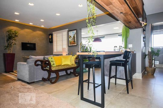 Sala de apartamento à venda com 2 quartos, 96m² em Vila Andrade, São Paulo