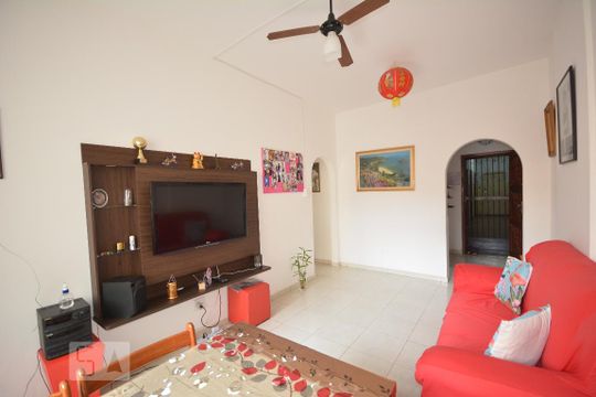 Sala de apartamento à venda com 1 quarto, 50m² em Centro, Rio de Janeiro