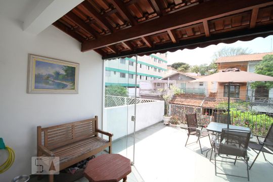 Varanda Suíte 3 de casa de condomínio à venda com 5 quartos, 245m² em Vila Moraes, São Paulo