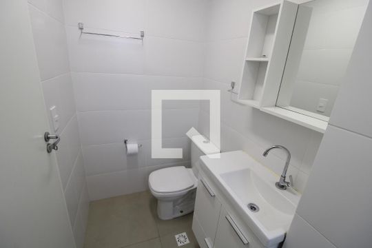 Banheiro de apartamento para alugar com 1 quarto, 40m² em Jardim Paraíso, São Paulo