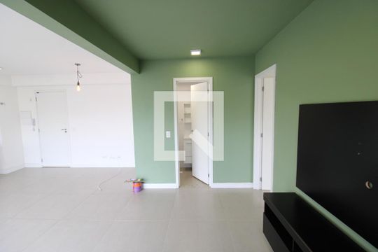Sala / Cozinha de apartamento para alugar com 1 quarto, 40m² em Jardim Paraíso, São Paulo
