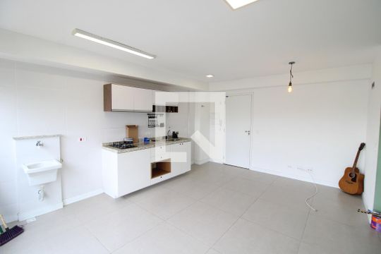 Sala / Cozinha de apartamento para alugar com 1 quarto, 40m² em Jardim Paraíso, São Paulo