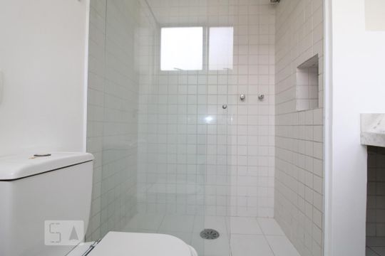 Banheiro da Suíte de apartamento à venda com 2 quartos, 120m² em Brooklin Novo, São Paulo