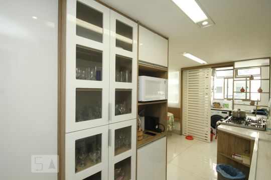Cozinha de apartamento para alugar com 4 quartos, 212m² em Flamengo, Rio de Janeiro