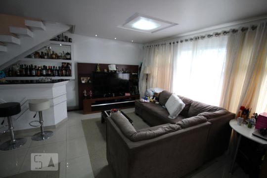 Sala de Estar de casa à venda com 3 quartos, 300m² em Vila Regente Feijó, São Paulo