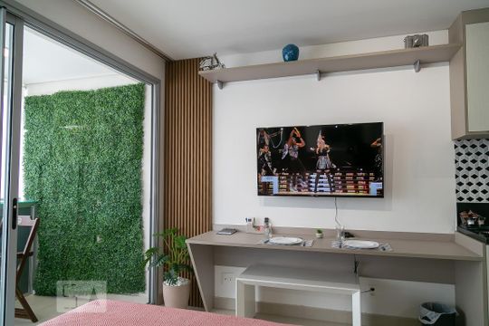 Studio - Sala de kitnet/studio para alugar com 1 quarto, 30m² em Macedo, Guarulhos