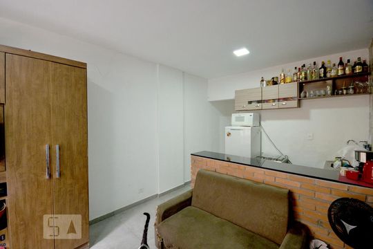 Quarto/Sala de apartamento à venda com 1 quarto, 35m² em Liberdade, São Paulo