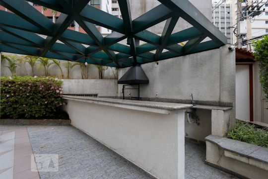 Área comum - Churrasqueira de apartamento para alugar com 1 quarto, 37m² em Jardim Paulista, São Paulo
