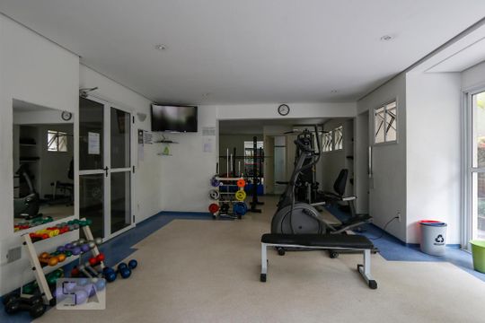 Área comum - Academia de apartamento para alugar com 1 quarto, 37m² em Jardim Paulista, São Paulo